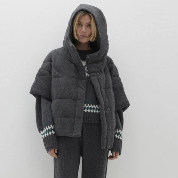 Patti Cashmere Puffer Jacket by Nakedcashmere - Picture 2 of 12